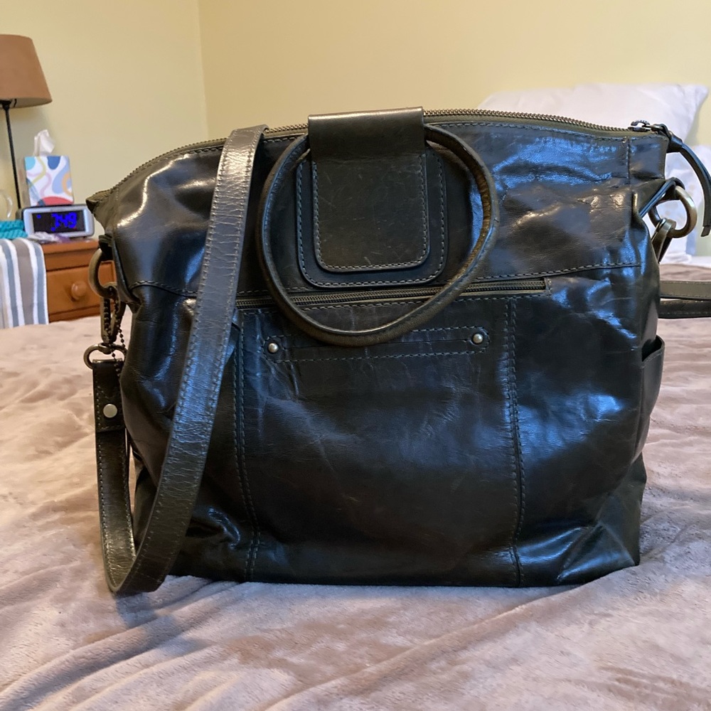 Nino Bossi convertible leather satchel